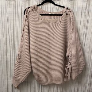 Off the shoulder sweater